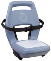 Kinderzitje achter Qibbel Junior 6+ met voetsteunen, gordel en beschermplaat - blauw