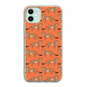 Cheetah: iPhone 11 Transparant Hoesje