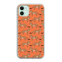 Cheetah: iPhone 11 Transparant Hoesje