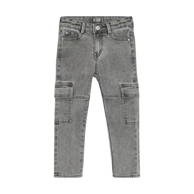 Daily7 winter cargo jeansbroek jongens - grijs - straight fit