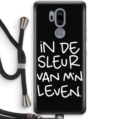 De Sleur: LG G7 Thinq Transparant Hoesje met koord