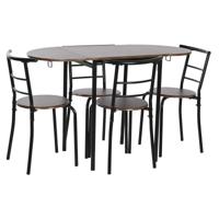 Tafel met vier stoelen DKD Home Decor 121 x 55 x 78 cm