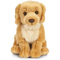 Living Nature Knuffel Golden Retriever - zittend - honden knuffeldier - 20 cm