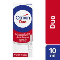 Otrivin Duo Xylometazoline HCl Ipratropium Br, 0,5/0,6 mg/ml Neusspray bij een verstopte neus en loopneus
