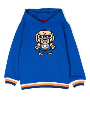 Mostly Heard Rarely Seen 8-Bit hoodie à imprimé New York - Bleu