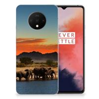 OnePlus 7T | TPU Hoesje | Olifanten
