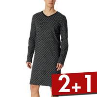 Schiesser Fine Interlock Men Longsleeve Nightdress - thumbnail