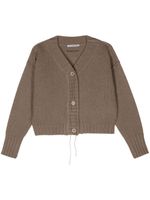 Acne Studios cardigan à col v - Tons neutres