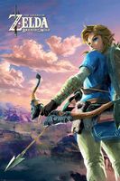 Zelda Breath Of The Wild Landschap Poster 61x91.5cm - thumbnail