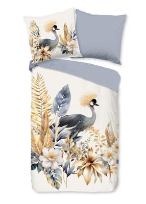 Good Morning Dekbedovertrek "bloemen en vogels" - Multi - (135x200 cm) - Katoen