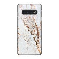 Goud marmer: Samsung Galaxy S10 4G Volledig Geprint Hoesje