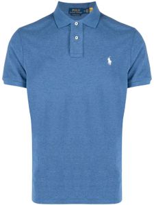 Polo Ralph Lauren polo à motif Polo Pony brodé - Bleu