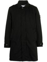 Stone Island parka à patch logo Compass - Noir