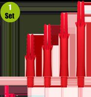 Lstyle L-Style L-Shaft Locked Straight - Rood