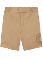 Burberry Kids short chino en serge à imprimé graphique - Tons neutres