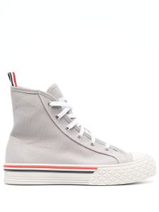 Thom Browne baskets montantes Collegiate - Gris