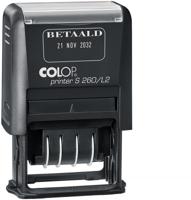 Colop tekststempel met datum Printer tekst: BETAALD