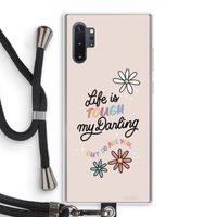 Tough Life: Samsung Galaxy Note 10 Plus Transparant Hoesje met koord