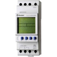 Finder Schakelklok voor DIN-rails Voedingsspanning (num): 230 V/AC 12.22.8.230.0000 2x wisselcontact 16 A 250 V/AC Weekprogramma