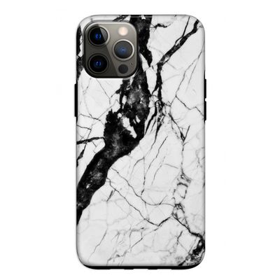 Witte marmer 2: iPhone 12 Pro Tough Case