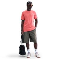 Nike Sportswear Club T-Shirt Lichtrood Wit