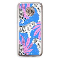 Tijger: Motorola Moto G6 Transparant Hoesje