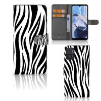 Motorola Moto E22 | E22i | Telefoonhoesje | Met pasjeshouder | Zebra
