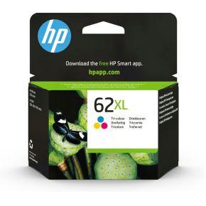 HP 62XL originele high-capacity drie-kleuren inktcartridge
