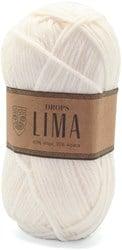 Drops Lima Uni Colour 1101 Wit