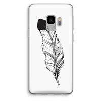 Pluim: Samsung Galaxy S9 Transparant Hoesje