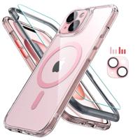 iPhone 15 Classic Pro Case (HaloLock) Set - Clear Pink