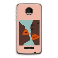 Orange lips: Motorola Moto Z Force Transparant Hoesje