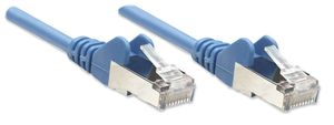 Intellinet 330701 RJ45 Netwerkkabel, patchkabel CAT 5e SF/UTP 7.50 m Blauw 1 stuk(s)