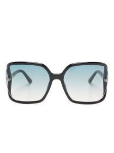 TOM FORD Eyewear lunettes de soleil à monture oversize - Noir