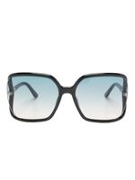 TOM FORD Eyewear lunettes de soleil à monture oversize - Noir