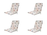 Stapelstoel kussen universeel ca. 97x49 cm Florina natural (4 stuks) Madison - Madison