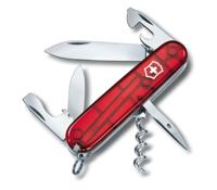 Victorinox Spartan Zakmes Transparant Rood 12fc