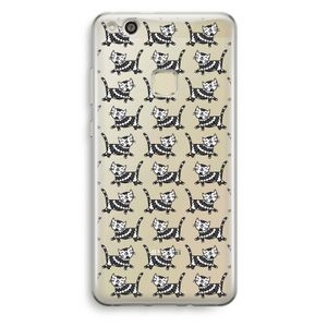 Zwarte poes: Huawei Ascend P10 Lite Transparant Hoesje