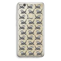 Zwarte poes: Huawei Ascend P10 Lite Transparant Hoesje