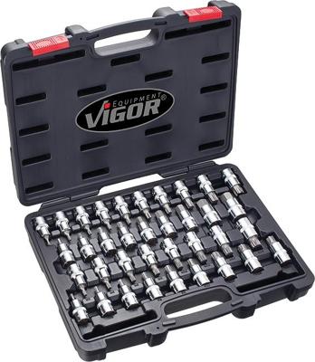 VIGOR Screwdriver set-s. v2496
