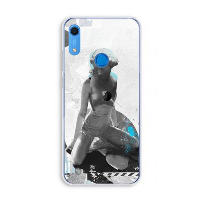 I will not feel a thing: Huawei Y6s Transparant Hoesje
