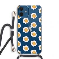 Bacon to my eggs #1: iPhone 12 mini Transparant Hoesje met koord