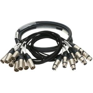 Klotz LAE08FM05.0 loom cable multikabel 8x XLR 3p male-8x XLR 3p female 5m