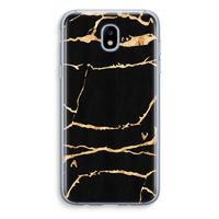 Gouden marmer: Samsung Galaxy J5 (2017) Transparant Hoesje