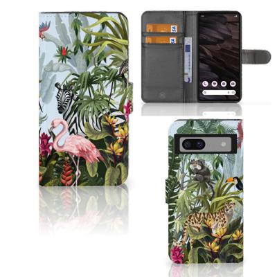 Telefoonhoesje | Met pasjeshouder | voor Google Pixel 7A Jungle