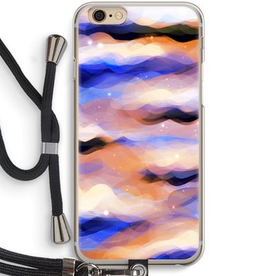 Donkere Wolken: iPhone 6 / 6S Transparant Hoesje met koord