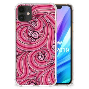 Apple iPhone 11 Back Cover Swirl Pink