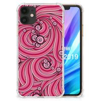 Apple iPhone 11 Back Cover Swirl Pink