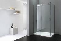 Douchecabine schuifdeur + vaste wand 120