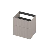 INK - Onderkast 2L A-sym Gelakt Gefr. Front - 600x450x650 Mm - Kasjmier Grijs